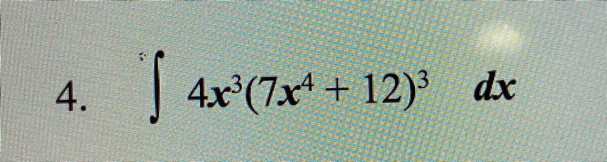 4.
4x'(7x + 12)
³ de
