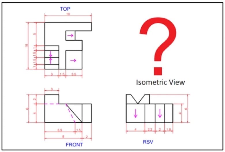 ↓
TOP
10
8
FRONT
?
Isometric View
MT
RSV