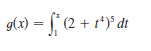 glx) = f" (2 + r^)}' dt
(2 + t*)° dt
%3D
