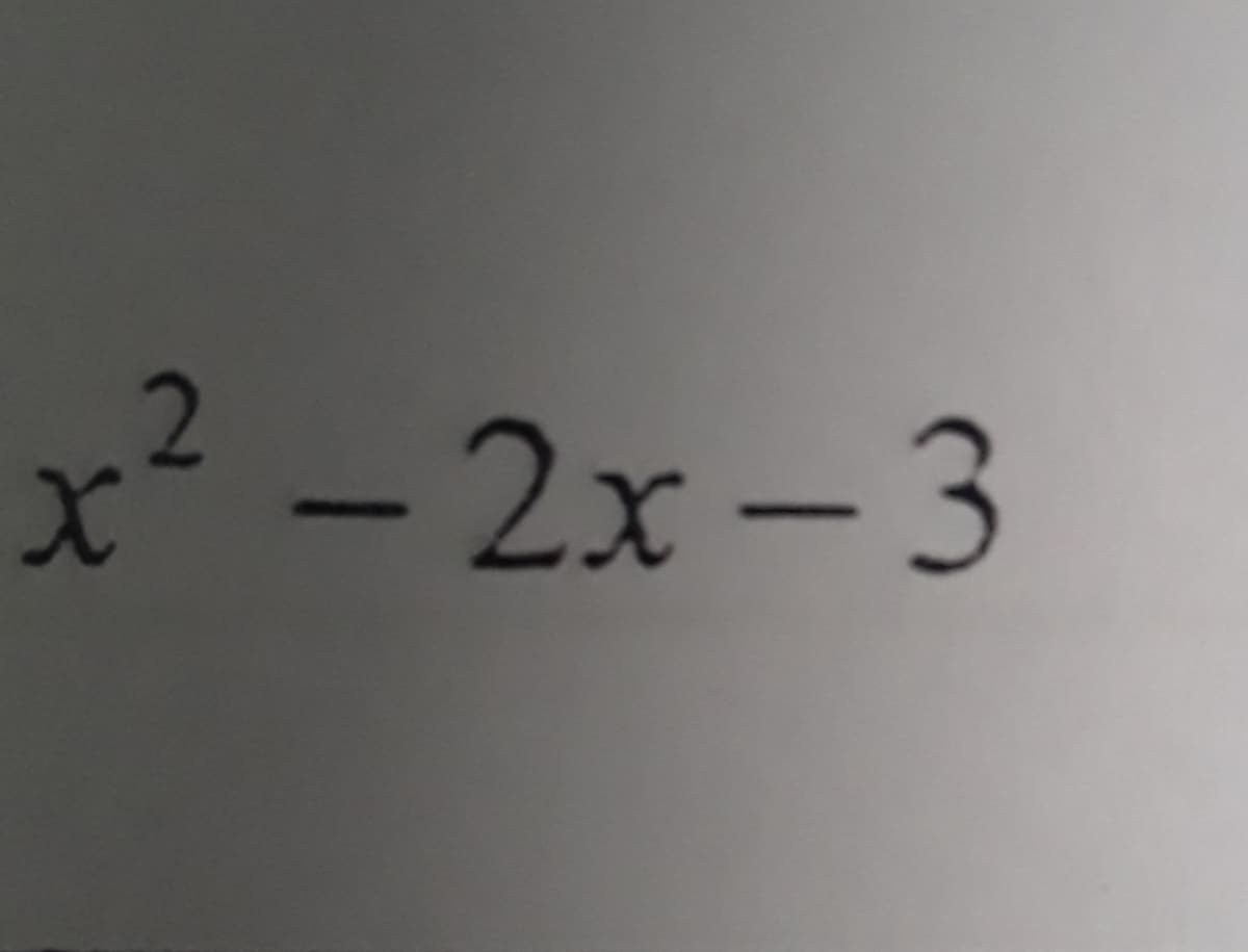 x² - 2x-3
