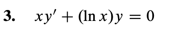 ху' + (In x)у %—D 0
3.
||
