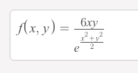Ax, y) = 6xy
бху
2
