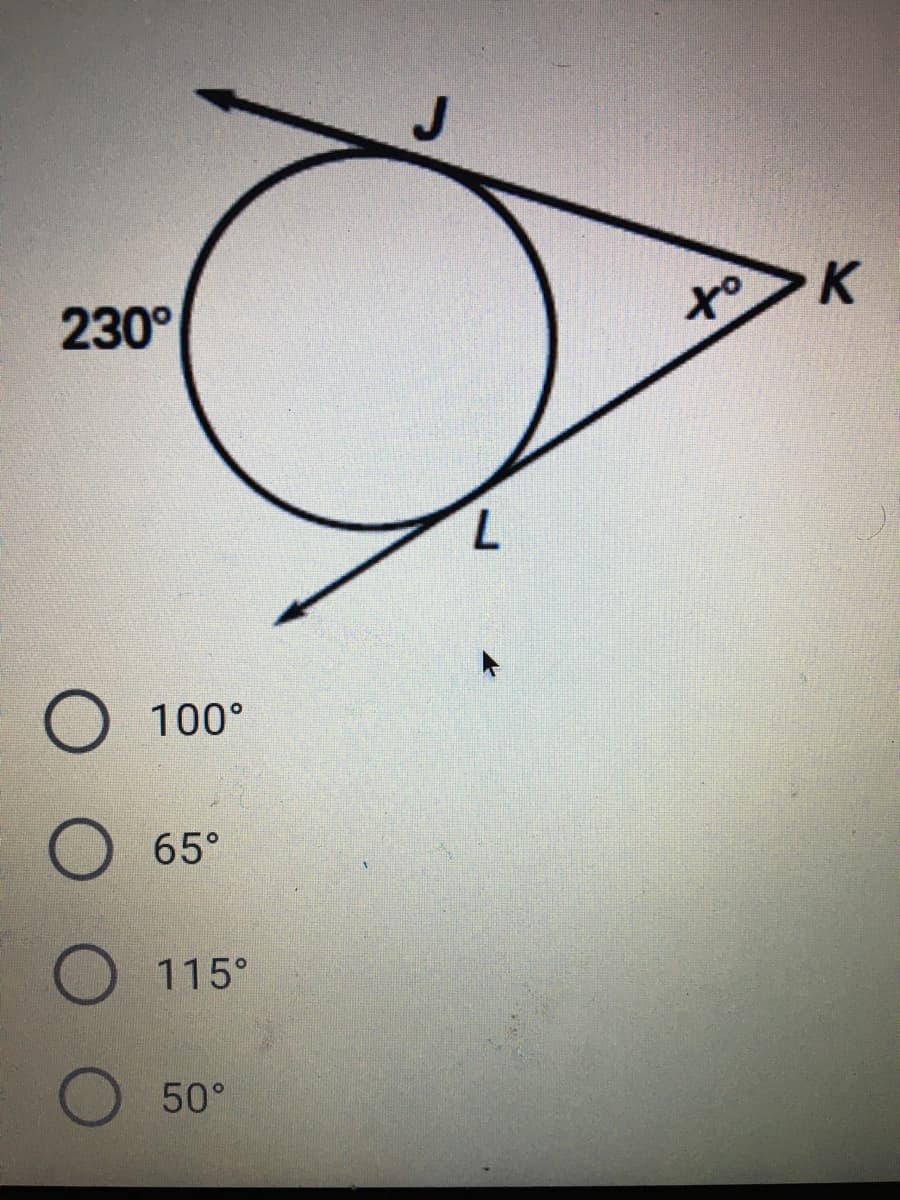 J
K
230°
of
7.
100°
65°
115°
50°
