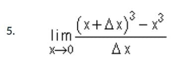 lim (x+4x)° _x²
Ax
5.
