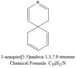 3-azaspiro[5.5]undeca-1.3,7,9-tetraene
Chemical Formula: C10H11N
