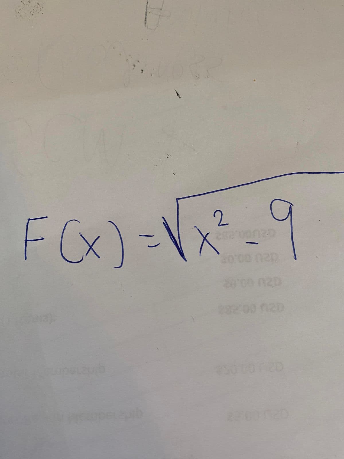 Fx)=Vx²-9
FX)=\X
2.
28200 020
23000020
120
