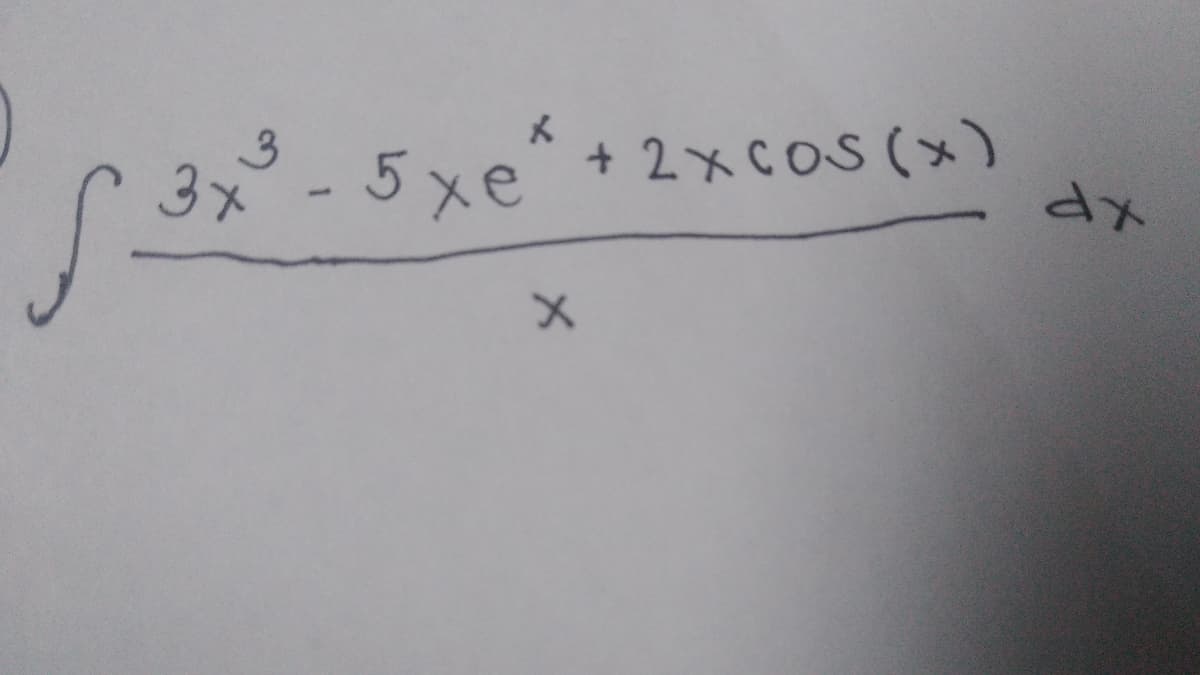 メ
3
3x-5xe^+ 2xCoS (x)
