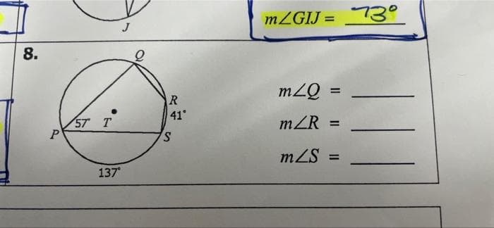 J
MZGIJ = 3°
8.
m2Q =
57 T
41
mZR =
mZS =
137
RI
