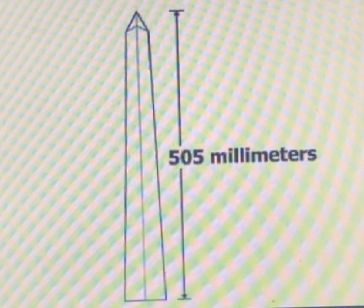 505 millimeters
