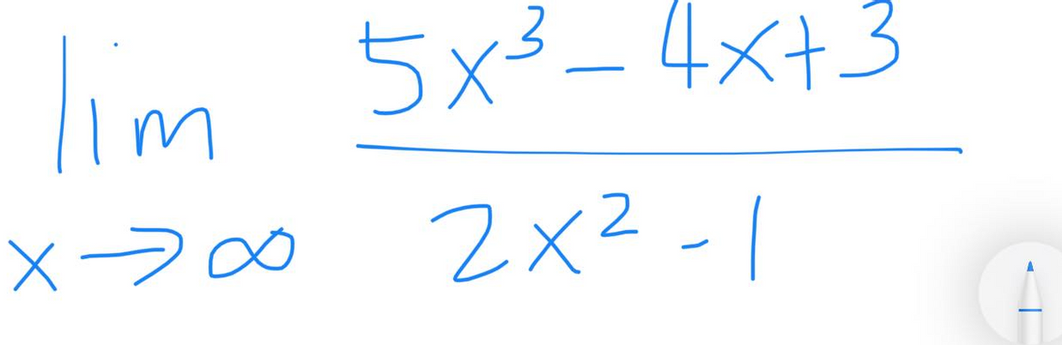 im
5x3– 4x+3
2x2-1

