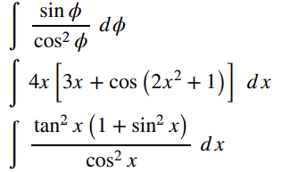 sin ф
do
cos? ф
4x |3х + сos (2x + 1
tan? x (1 + sin? x)
dx
cos? x
