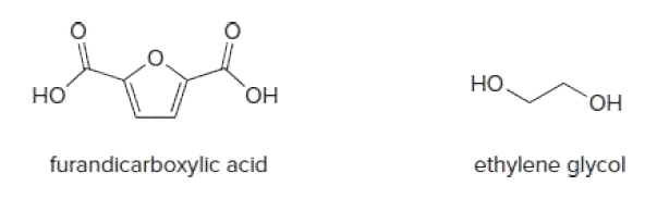 но
Он
Но
ОН
furandicarboxylic acid
ethylene glycol
