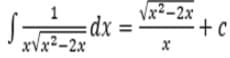 1
√x²-2x
=
√²===dx : +c
C
xvx²-2x