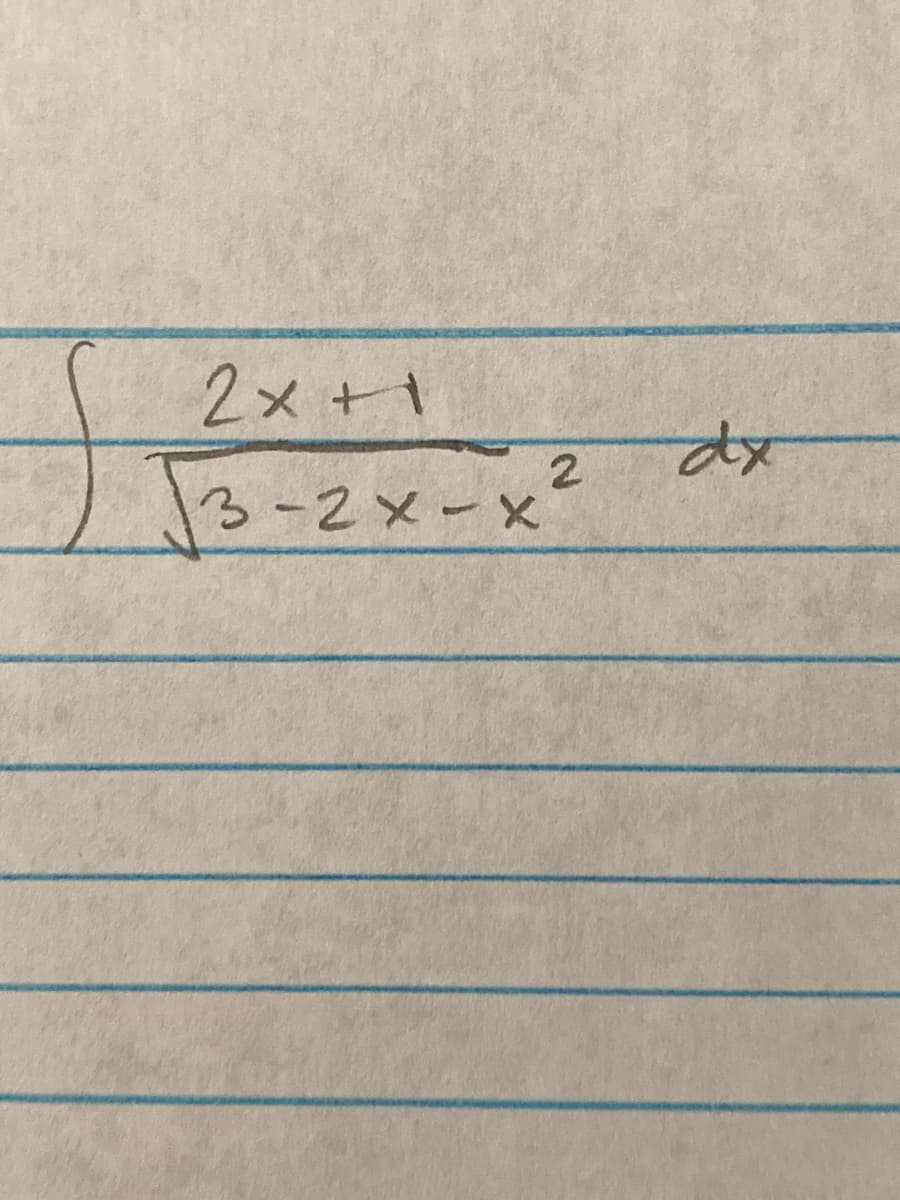 2x+1
13-2x-x²
メーX
