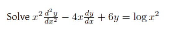 Solve r? - 4.x + 6y = log x²
4.r + 6y = log x?
