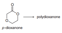 polydioxanone
p-dioxanone
