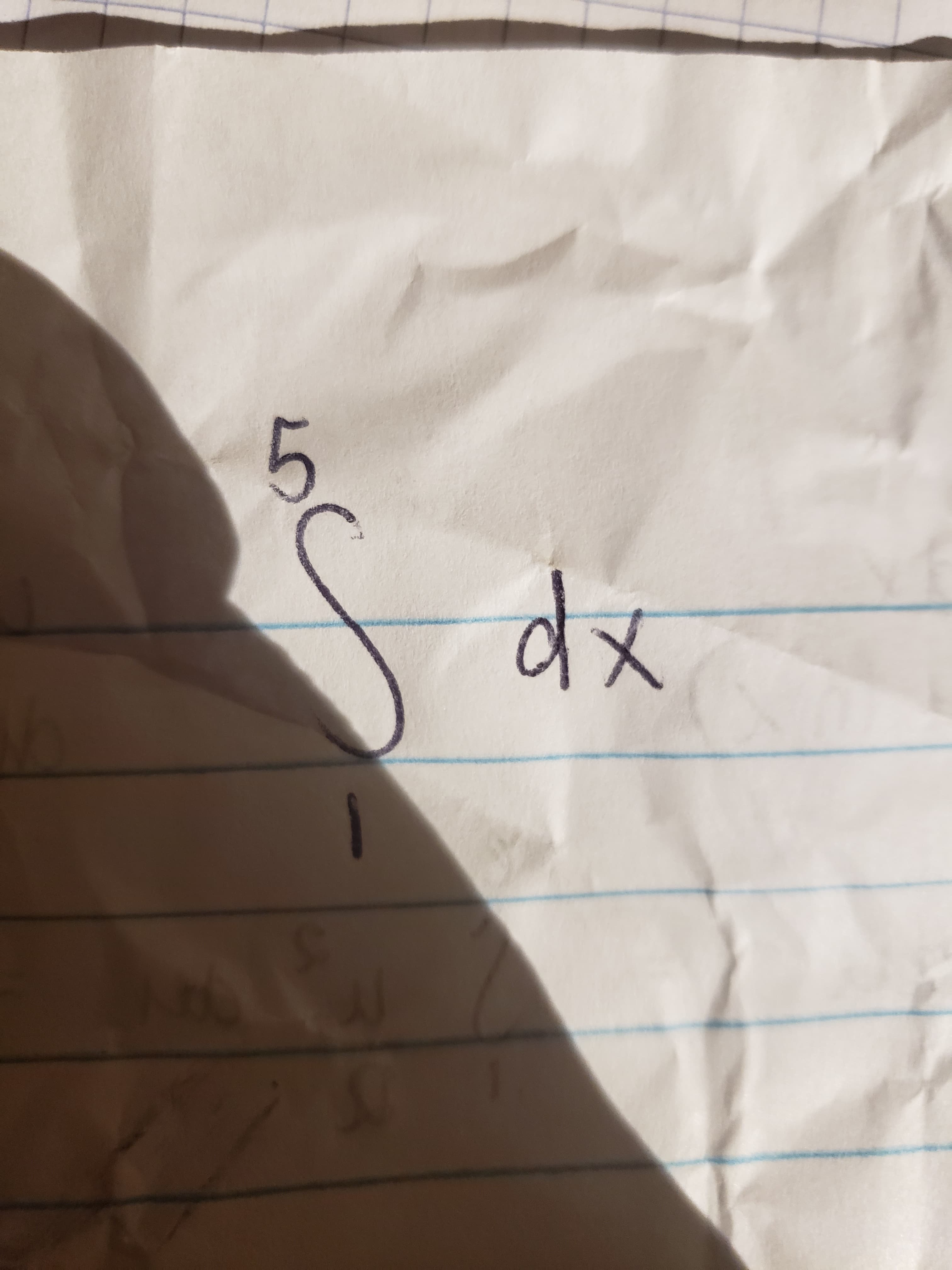 5
dx
