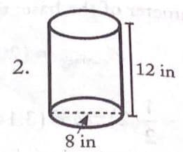 tom
2.
12 in
8 in
