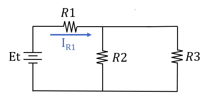 R1
IR1
Et
S R2
R3
