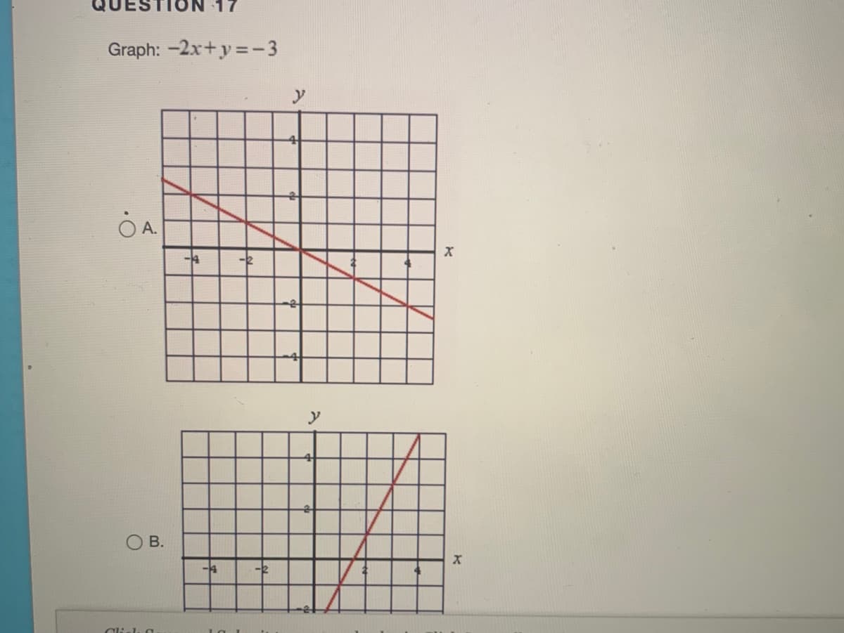 Graph: -2x+y=-3
В.
-4
-k
