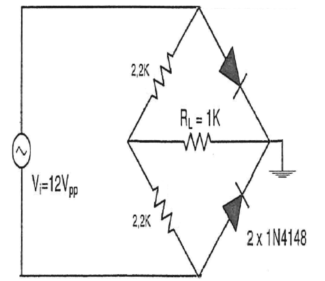 2,2K
R = 1K
V=12Vp
2,2K
2x 1N4148
