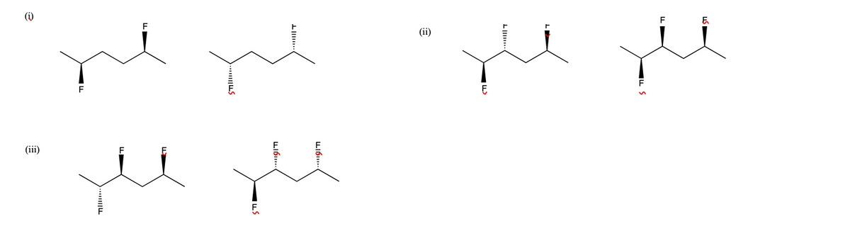 (i)
F
(ii)
F
E
(iii)
