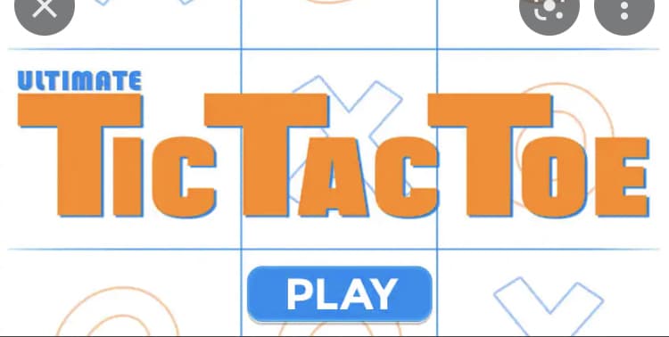 X
ULTIMATE
TICTACTOE
PLAY