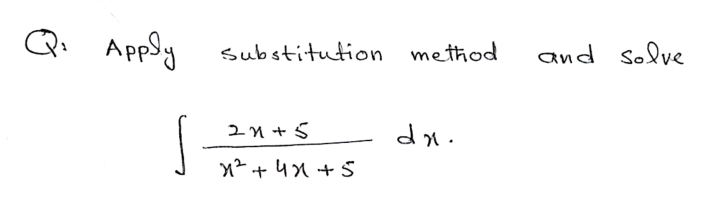 Qi Apply
substitution method
and solve
2n +5
12 + 4X + 5
