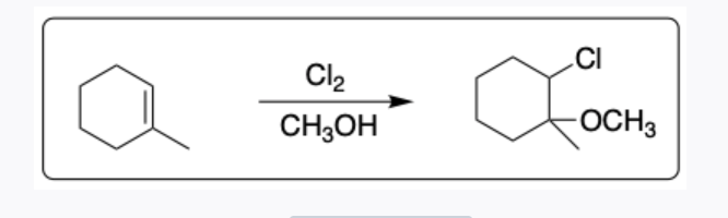 .CI
Cl2
CH3OH
OCH3
