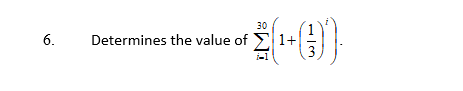 30
6.
Determines the value of E 1+

