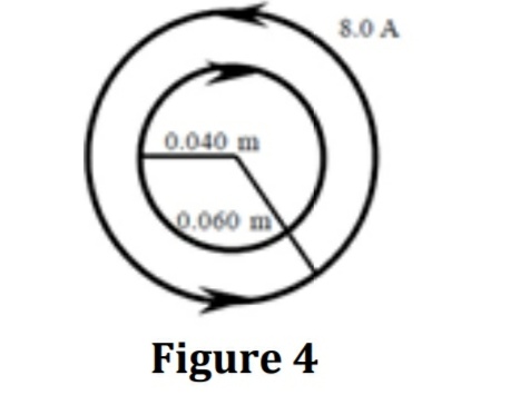 8.0 A
0.040 m
0.060 m
Figure 4
