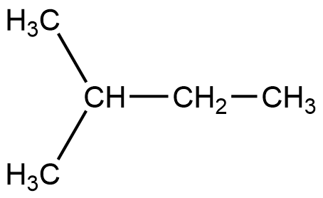 H3C
CH-CH2-CH3
H3C
