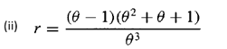 (6 – 1)(02 + 0 + 1)
03
(ii) r=
