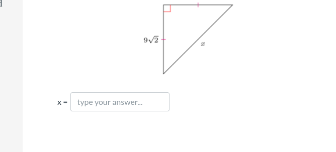 X =
type your answer.

