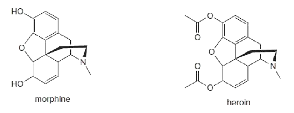 но
N.
HO
morphine
heroin
