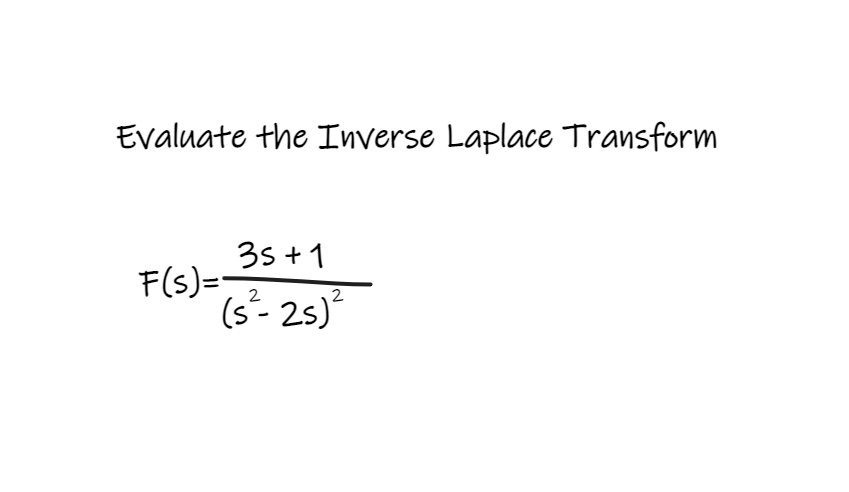 Evaluate the Inverse Laplace Transform
35+1
F(s)=
(s- 25)
