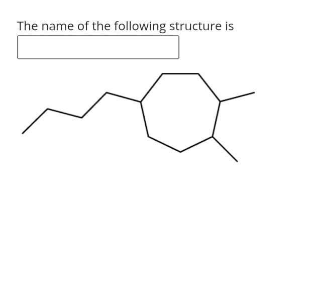 The name of the following structure is

