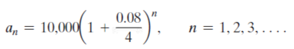 0.08
10,000 1 +
4
An
n = 1, 2, 3, . ...
