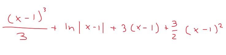 (x-1)'
In |x-1| + 3 (*- 1) +
(x -1)?

