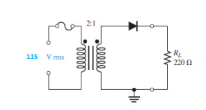 2:1
115 V rms
RL
220 0
rell
lelll
