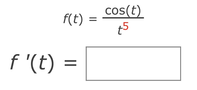 cos(t)
t5
f(t)
f '(t)
|I
