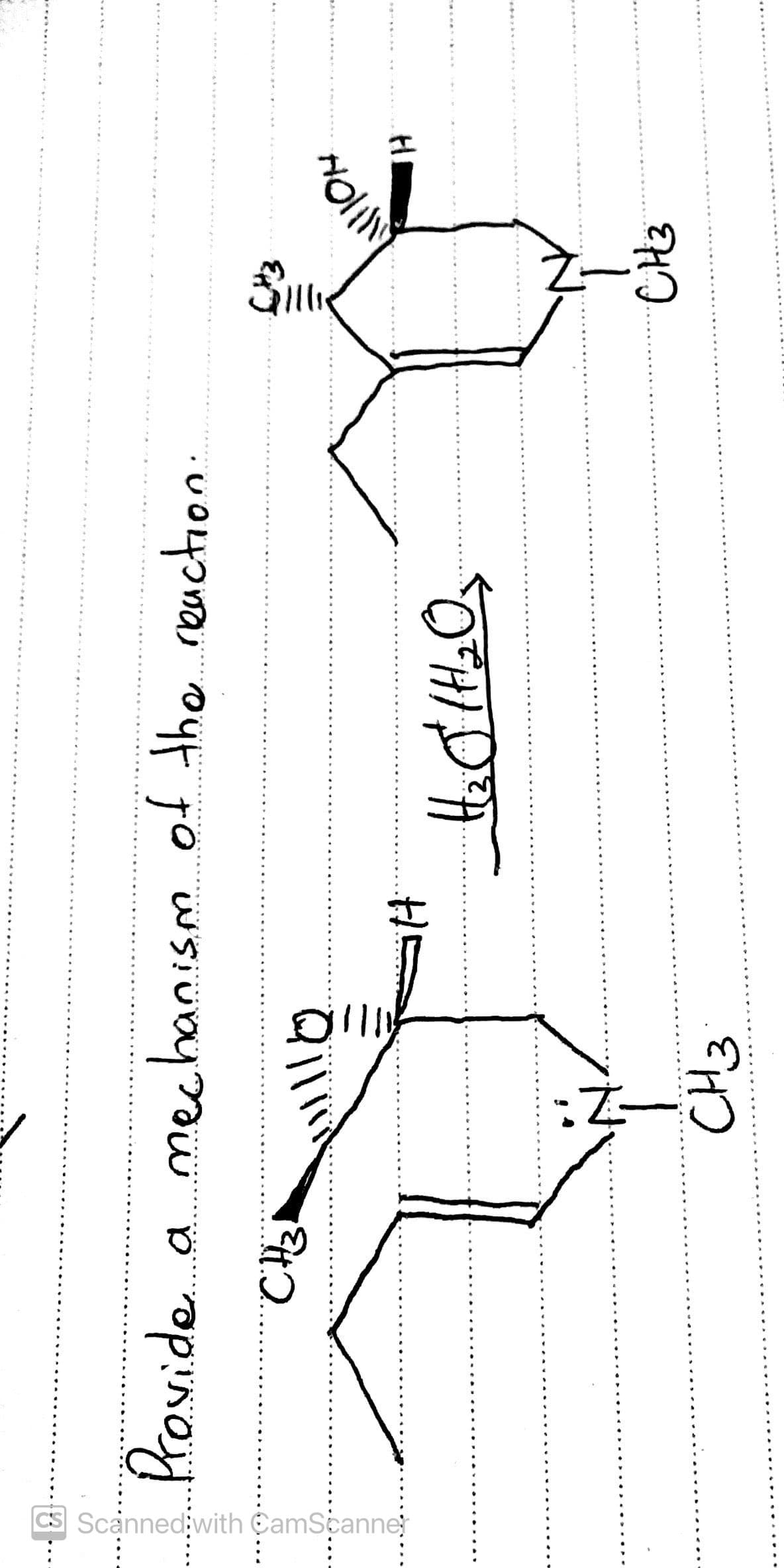 CS Scanned with CamScanne
mechanism of the reaction:
