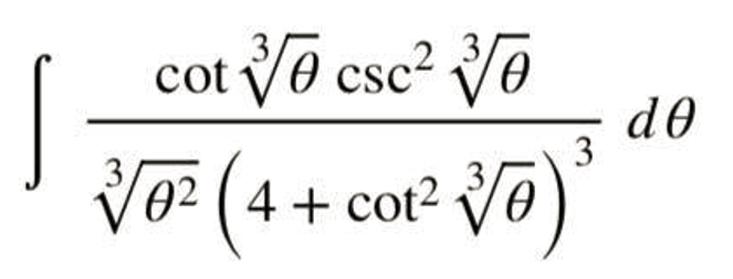 cot vo csc? Vo
de
3
Vo² (4 + cot² Ve)
