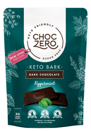 NEW LOOK
Xo
CHOC
ZERO
-KETO BARK-
DARK CHOCOLATE
Peppermint
Like