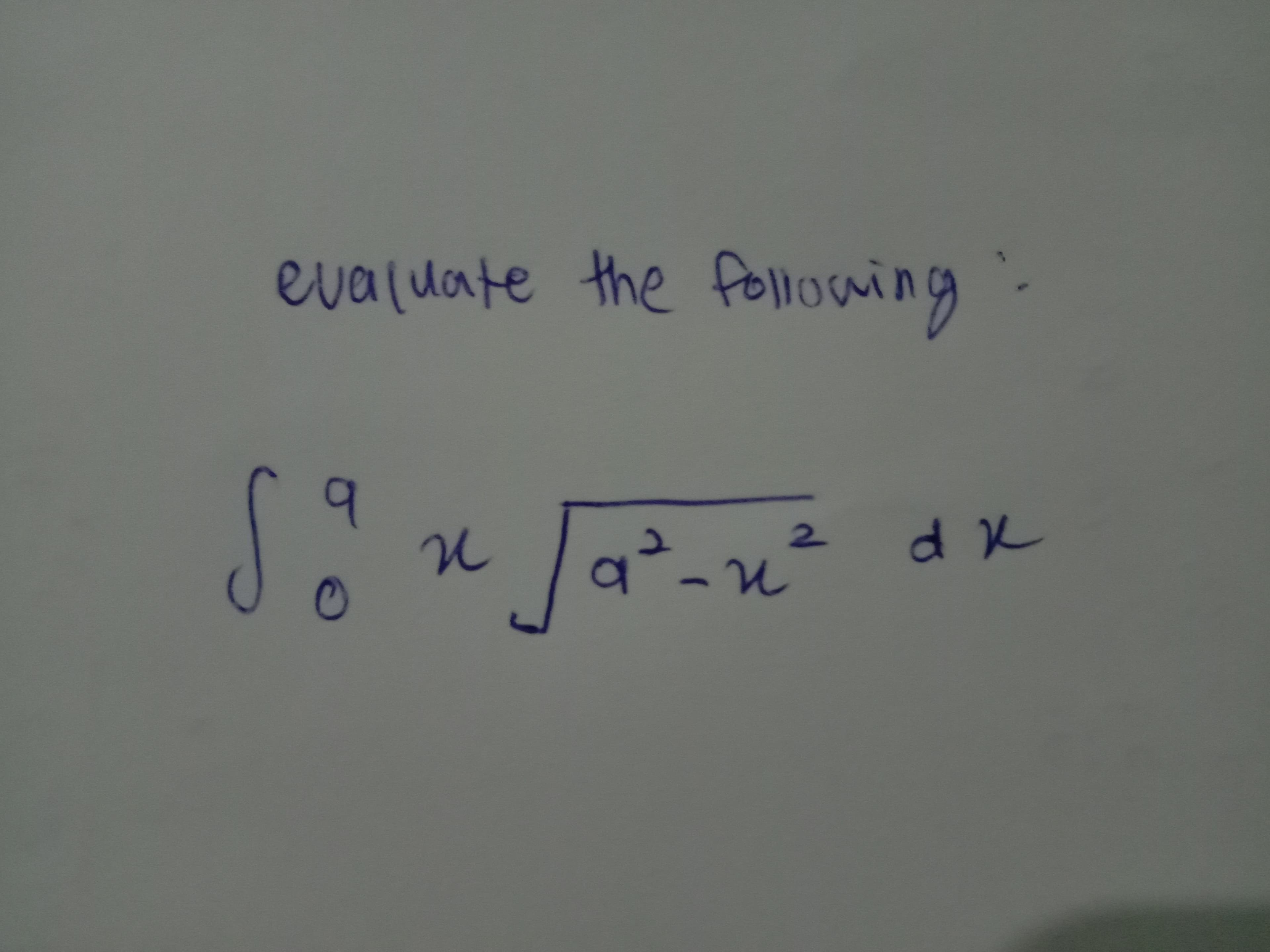 evaluate the folowing
9.
