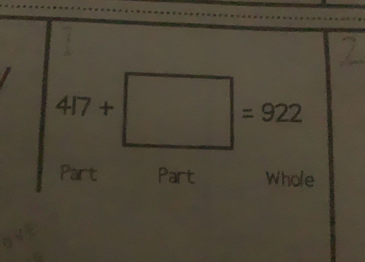 417+
3D922
Part
Part
Whole
