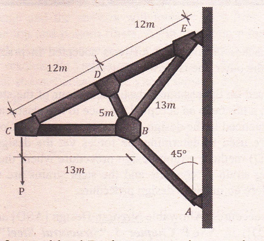 12m
12т
D
13т
5m
B
45°
13т
P.
A
