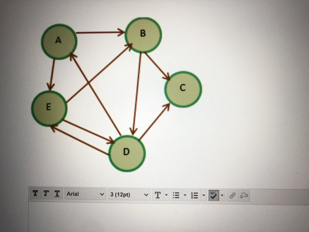 B
A
D
тTT Arial
3 (12pt)
ABC
II
E.
