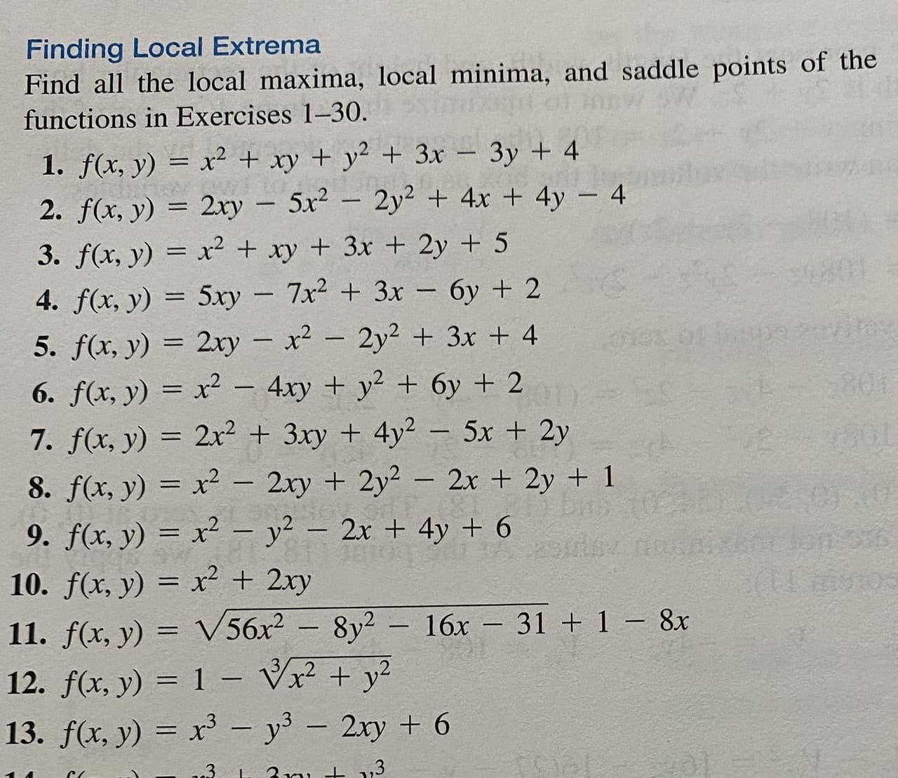 13. f(x, y) = x³ – y³ – 2xy + 6
%3D
