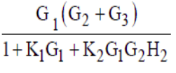 G,(G2 +G3)
1+K¡Gj +K,GG,H,
